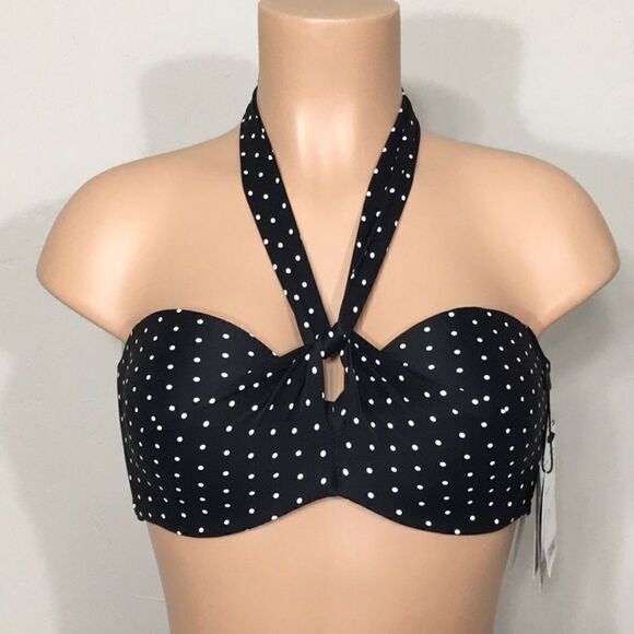 COCO REEF multi-way polka dot bikini top. 36/38C- large. NWT - Picture 7 of 7